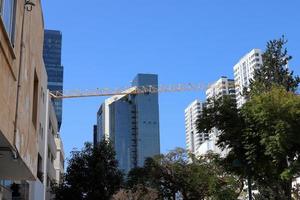 tel aviv israël 5 februari 2020. grote stad - een haven aan de Middellandse Zee foto