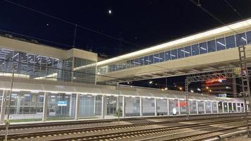 Moskou, Rusland - 20 juli 2022 stadslandschap met uitzicht op het treinstation van Vostochny foto