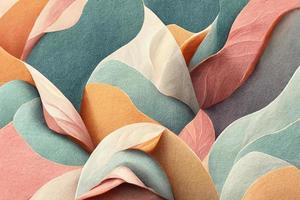 abstract achtergrond van gevouwen kleding stof met pastel tonen foto