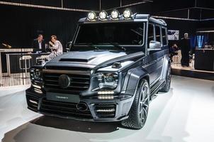 frankfurt - sept 2015 mansory gronos mercedes-benz amg g-class foto