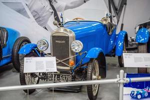 sinsheim, Duitsland - mai 2022 blauw amicar cabrio 1922 foto