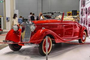 Moskou - aug 2016 mercedes-benz 170v carbiolet een gepresenteerd Bij mias Moskou Internationale auto- salon Aan augustus 20, 2016 in Moskou, Rusland foto