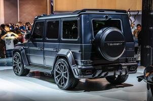 frankfurt - sept 2015 mansory gronos mercedes-benz amg g-class foto