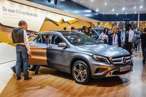 Frankfurt - september 2015 mercedes-benz gla 200 d 4matic gepresenteerd foto