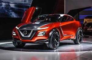 Frankfurt - september 2015 nissan gripz concept gepresenteerd Bij iaa int foto