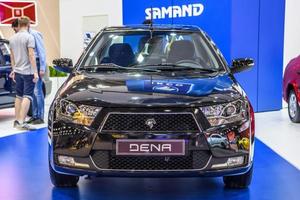 Moskou - aug 2016 samand dena gepresenteerd Bij mias Moskou Internationale auto- salon Aan augustus 20, 2016 in Moskou, Rusland foto