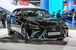 frankfurt - sept 2015 lexus gs450h gepresenteerd op iaa internation foto