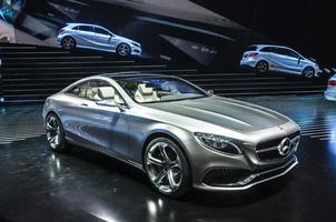 frankfurt - 21 sept mercedes-benz concept s-class coupe gepresenteerd als wereldpremière op de 65e iaa internationale automobil ausstellung op 21 september 2013 in frankfurt, duitsland foto