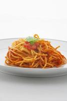 Italiaans eten spaghetti foto