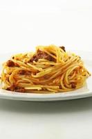 Italiaans eten spaghetti foto