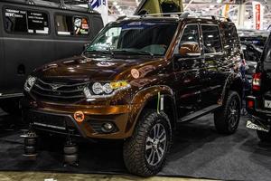 Moskou - aug 2016 uaz-3163 patriot gepresenteerd Bij mias Moskou Internationale auto- salon Aan augustus 20, 2016 in Moskou, Rusland foto