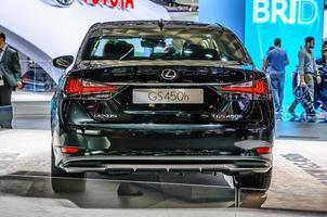 frankfurt - sept 2015 lexus gs450h gepresenteerd op iaa internation foto