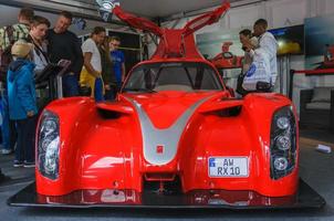 frankfurt - 21 sept radical rxc gepresenteerd als wereldpremière op de 65e iaa internationale automobil ausstellung op 21 september 2013 in frankfurt, duitsland foto