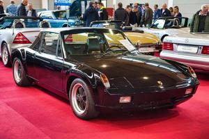 friedrichshafen - mei 2019 zwart porsche 914 gt targa 1971 Bij motorwereld klassiekers bodensee Aan mei 11, 2019 in friedrichshafen, Duitsland foto