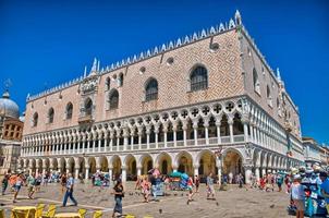 Venetië, Italië - jun 2014 de st. mark's square, piazza san marc foto