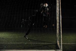 voetbal doel keeper foto