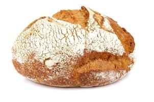 brood van brood geïsoleerd Aan wit achtergrond. foto