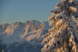 winter berglandschap foto