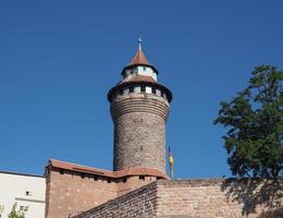 nuernberger burg kasteel in nuernberg foto