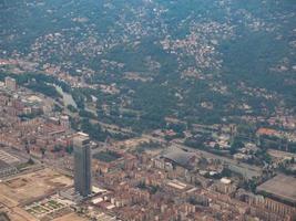 luchtfoto van turijn foto