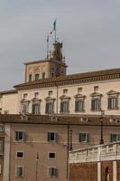 rome, het consulta-gebouw op het quirinale-plein. foto