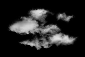 getextureerde wolk, abstract zwart, geïsoleerd Aan zwart achtergrond foto