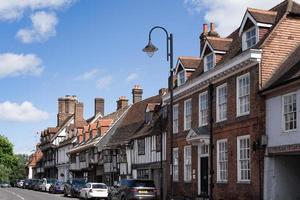 oosten- grijns, west sussex, uk - juli 1. visie van de hoog straat in oosten- grijns Aan juli 1, 2022 foto