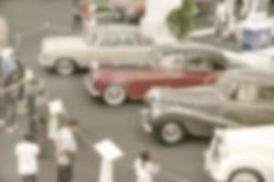 wijnoogst auto tonen kamer wazig achtergrond foto