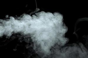 abstract poeder of rook geïsoleerd Aan zwart achtergrond, uit van focus foto