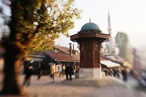 Sarajevo stad in Bosnië foto