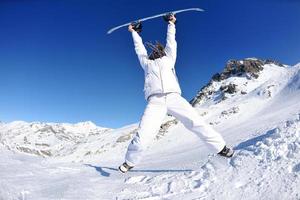 vreugde van winter seizoen foto