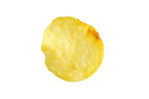 chips die op witte achtergrond worden geïsoleerd foto