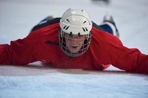 ijs hockey speler in actie foto