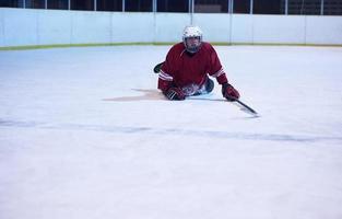 ijs hockey speler portret foto