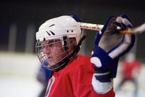 ijs hockey speler portret foto