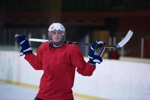 ijs hockey speler portret foto
