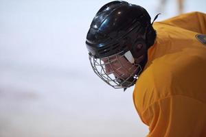 ijs hockey speler portret foto