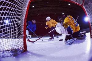 ijs hockey doelman foto