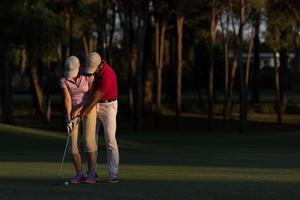 golf instructies visie foto