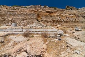 ruïnes van knido's, datca, kalkoen foto