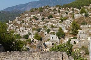 ruïnes van kajak, fethiye foto