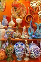 Turks keramiek in groots bazaar, Istanbul foto