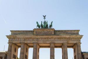 berlijn, duitsland, 2022 -de brandenburger tor foto