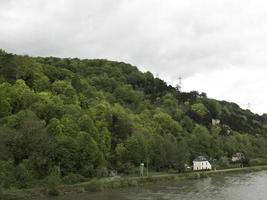 de rivier- Seine in Frankrijk foto