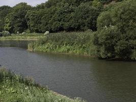 de weser rivier- in Duitsland foto