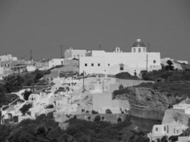 de Grieks eiland Santorin foto