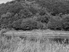 slecht Karlshafen en de weser rivier- foto