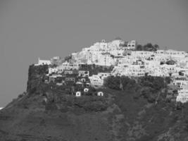 de Grieks eiland Santorin foto