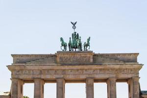 berlijn, duitsland, 2022 -de brandenburger tor foto