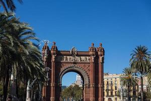 barcelona boog van triomf foto